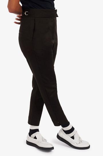 Fred Perry ST3005 Naisten Housut Mustat | FI 1101UZGT